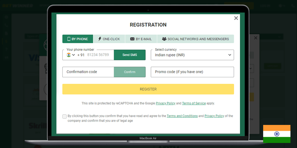 Betwinner is a bookmaker company and online casino, which made one of the shortest registrations for players