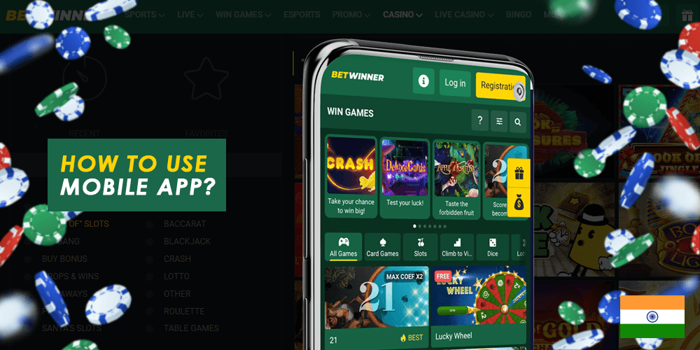 Betwinner has prepared a little instruction how to use mobile App