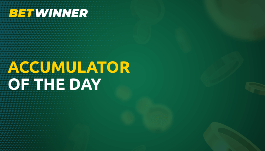 Accumulator of the day is a special promotion available to Betwinner users from India