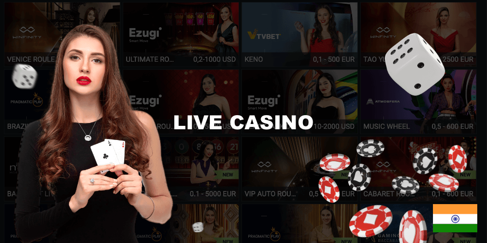 Betwinner live casino offers hundreds of live dealer games to users from India