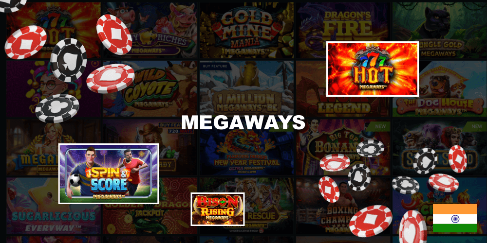 The Megaways section at Betwinner online casino offers a huge collection of exciting games to its Indian users